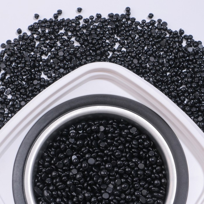 Воск для депиляции, плёночный, в гранулах, 500 гр, цвет чёрный Воск для депиляции, плёночный, в гранулах, 500 гр, цвет чёрный