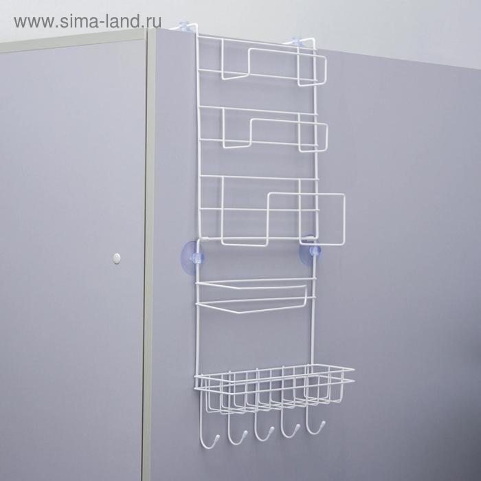 Полка универсальная подвесная Доляна, цвет белый Полка универсальная подвесная Доляна, цвет белый