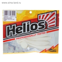 Виброхвост Helios Shaggy White, 8.5 см, 5 шт. (HS-16-001)