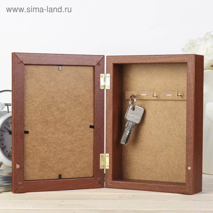 Ключница Ключница "Прогулка по Лиссабону" орех 15х21 см