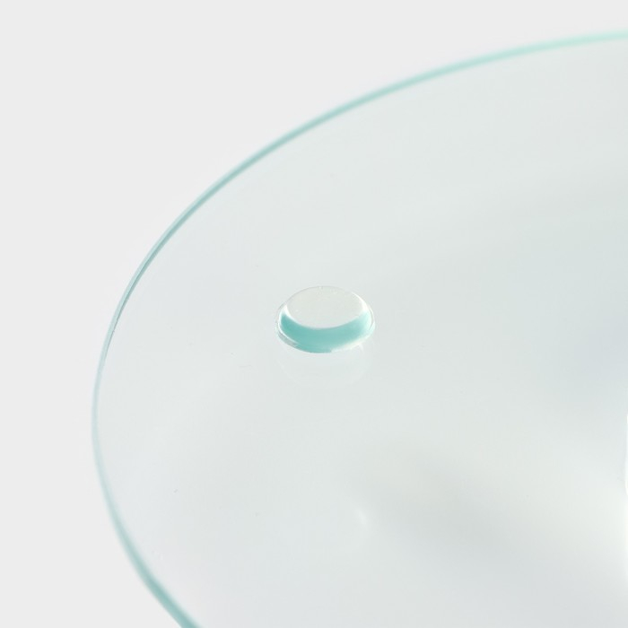 Подставка стеклянная для торта вращающаяся Доляна «Париж», d=32 см ㅤ