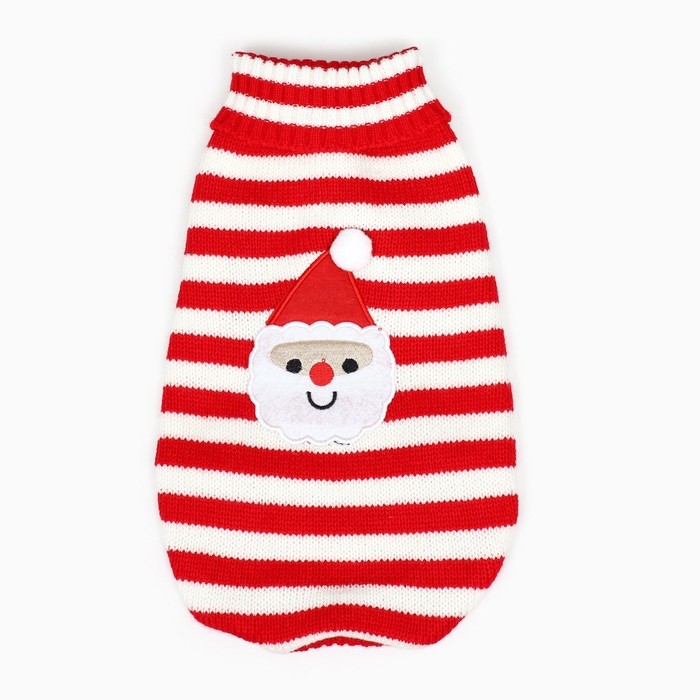 Свитер Свитер "Санта", размер XS (ДС 17, ОШ 17, ОГ 23-37 см)