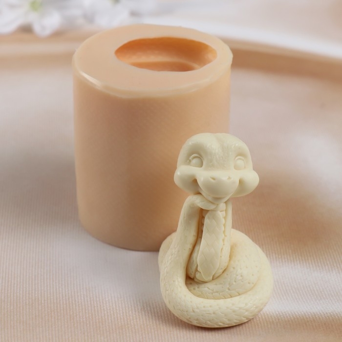 Молд силиконовый Молд силиконовый "Змея №9" 6,5х4х5,5 см