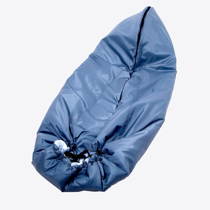 Спальный мешок, размер 230 × 100 см., молния по центру, держит тепло до -15 °C, цвет тёмно-серый Спальный мешок, размер 230 × 100 см., молния по центру, держит тепло до -15 °C, цвет тёмно-серый