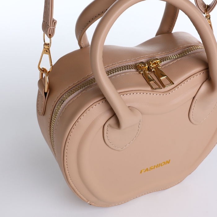 Сумка женская кросс-боди на молнии, цвет бежевый Сумка женская кросс-боди на молнии, цвет бежевый