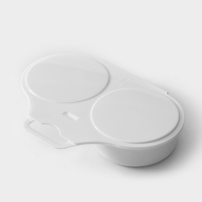 Контейнер для приготовления яиц в СВЧ-печи «Глазунья», (для 2 яиц) Контейнер для приготовления яиц в СВЧ-печи «Глазунья», (для 2 яиц)