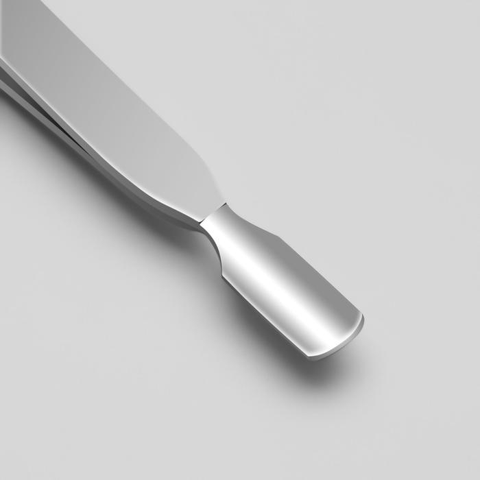 Пинцет-шабер для наращивания ногтей, 16,5 см, цвет серебристый Пинцет-шабер для наращивания ногтей, 16,5 см, цвет серебристый