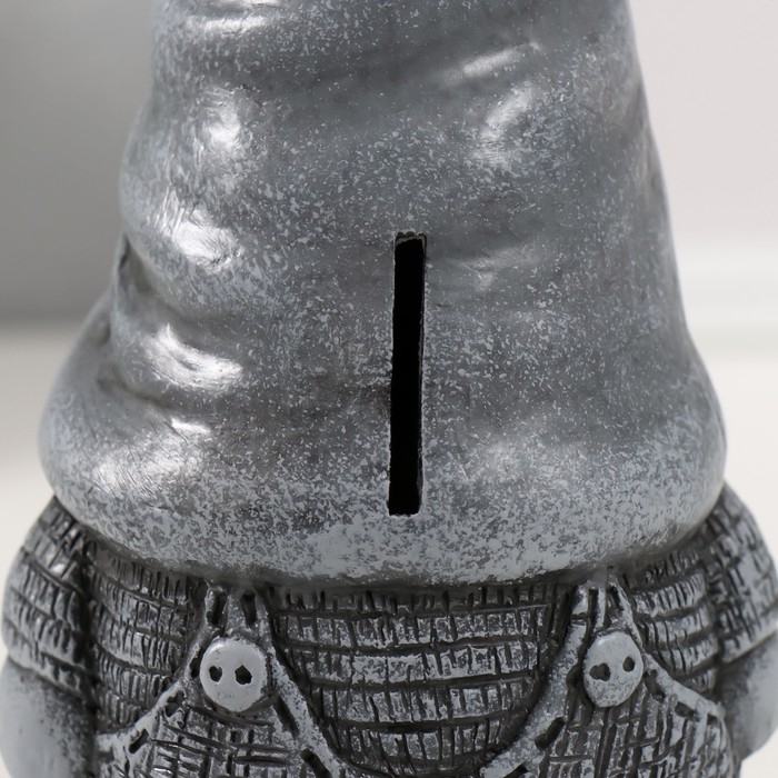 Копилка Копилка "Гном Остин " 17,5 х 9,5 х 8,5 см (антик серый)