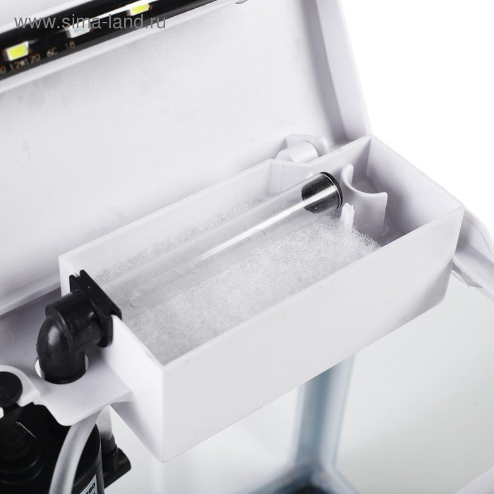 Аквариум SeaStar HX-180F в комплекте: LED-лампа, фильтр, 3,5 л, красный Аквариум SeaStar HX-180F в комплекте: LED-лампа, фильтр, 3,5 л, красный