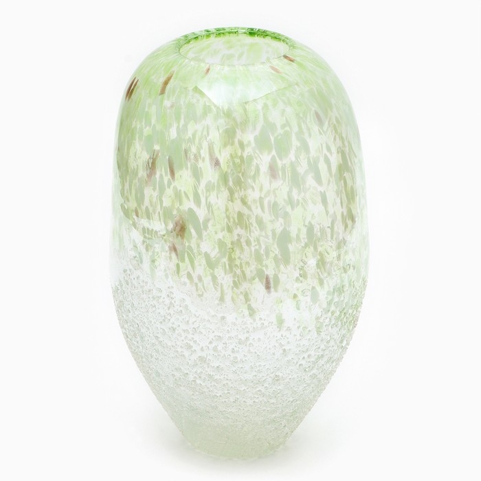 Ваза для цветов «Жасмин» из цветного стекла 27,5×17×17 см