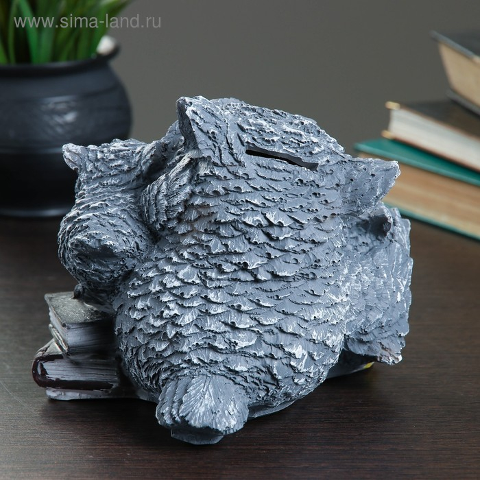 Копилка  Копилка "Сова с совятами и книгой" 17х15см