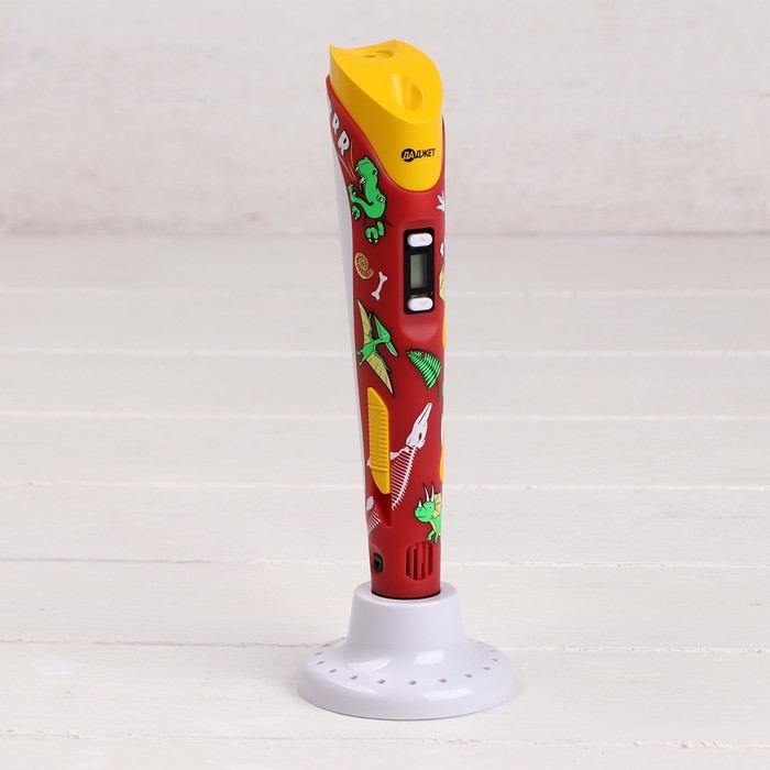 3D ручка 3Dali Plus Dino, ABS и PLA, (KIT FB0021D), трафарет + пластик 3D ручка 3Dali Plus Dino, ABS и PLA, (KIT FB0021D), трафарет + пластик