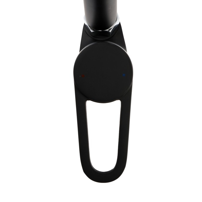 Смеситель для кухни Смеситель для кухни "АМУР" BY 3010-01 В L5111, однорычажный, гайка, картридж 40 мм, черный