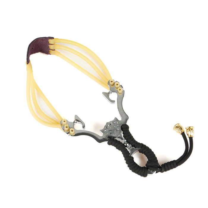 Рогатка металлическая Рогатка металлическая "Молния" в текстильной оплётке