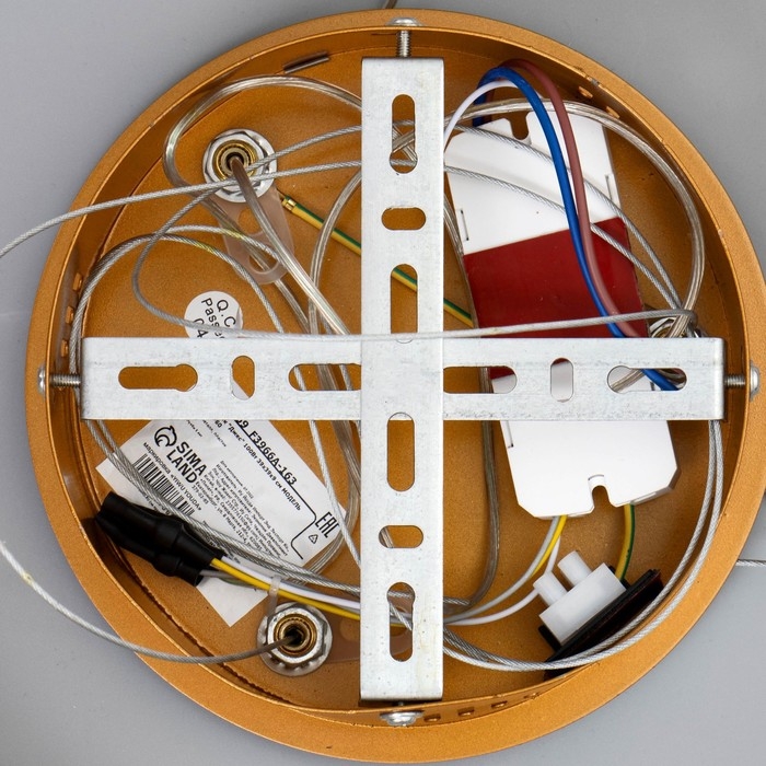 Светильник Светильник "Джес" LED 100Вт золото 39х39х9 см BayerLux