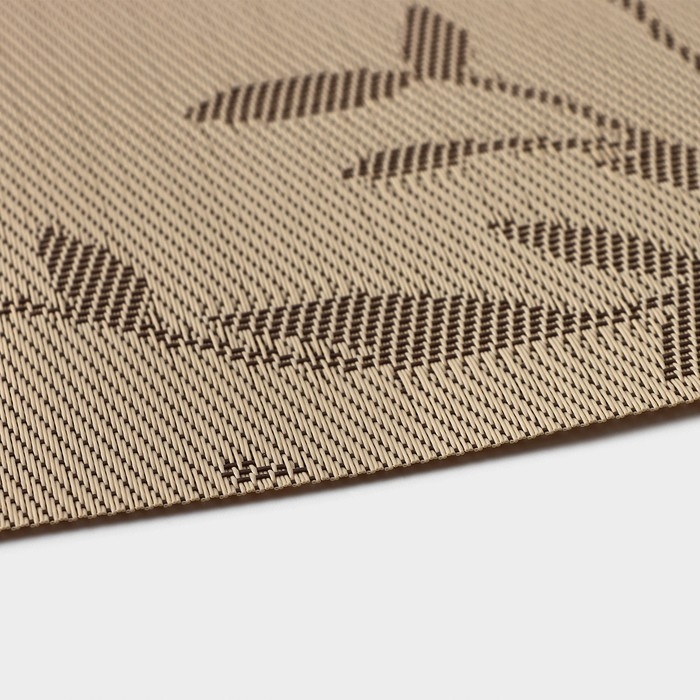 Салфетка сервировочная на стол Доляна, «Росток», 45×30 см, цвет бежевый Салфетка сервировочная на стол Доляна, «Росток», 45×30 см, цвет бежевый