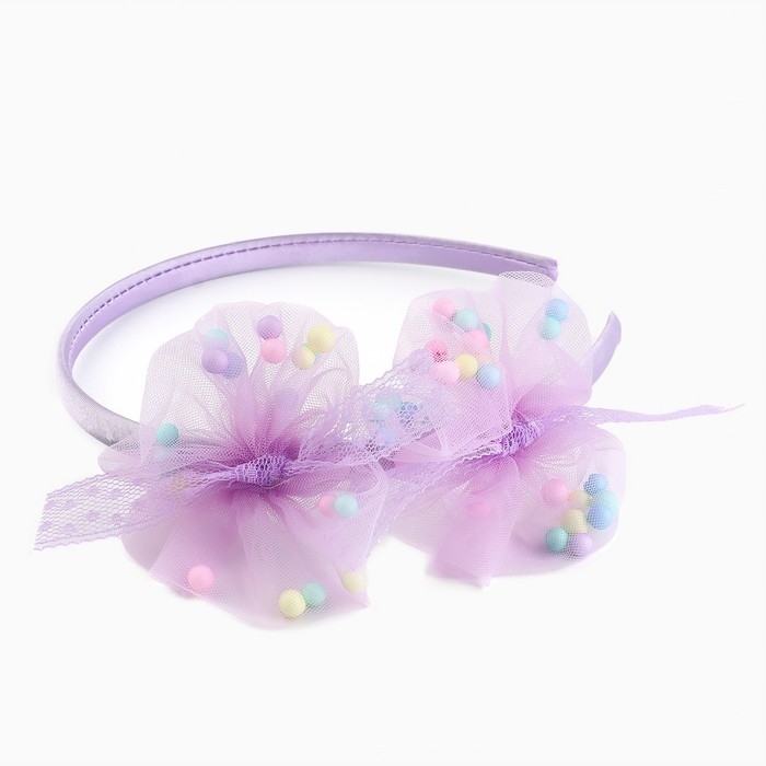 Ободок для волос детский с блестками, 11 см, Минни Маус Ободок для волос детский с блестками, 11 см, Минни Маус