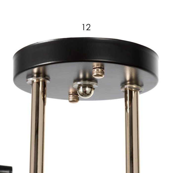 Люстра Люстра "Рони" 2хЕ27 40Вт черный 50х20х23см BayerLux