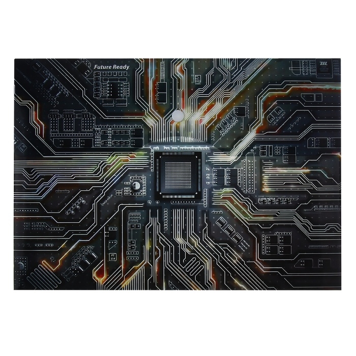 Папка-конверт Папка-конверт "Чип" на кнопке А4, 350 мкр, черная