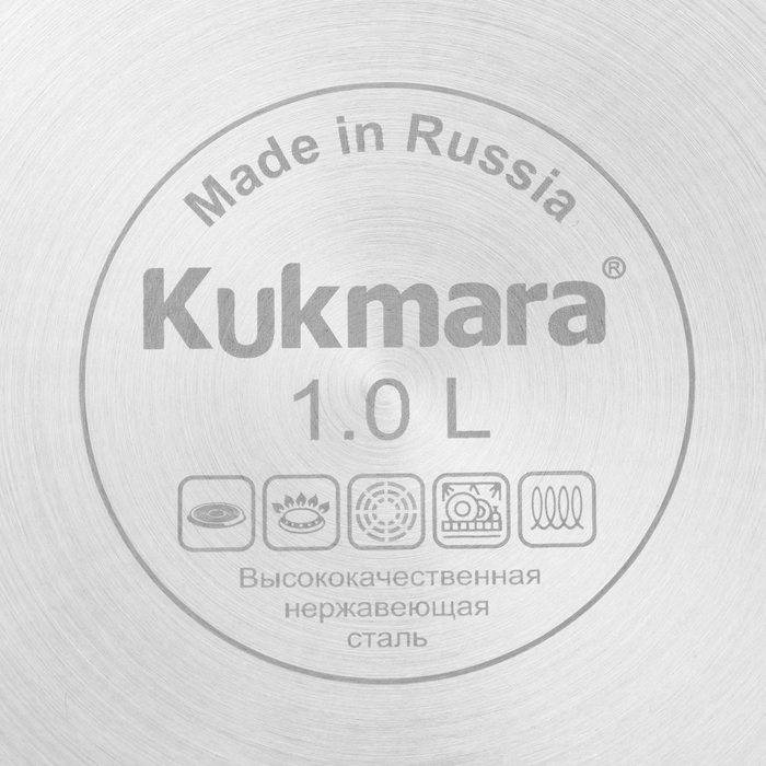 Кастрюля ORION, 1 л, d=14 см, стеклянная крышка, капсульное дно, индукция Кастрюля ORION, 1 л, d=14 см, стеклянная крышка, капсульное дно, индукция