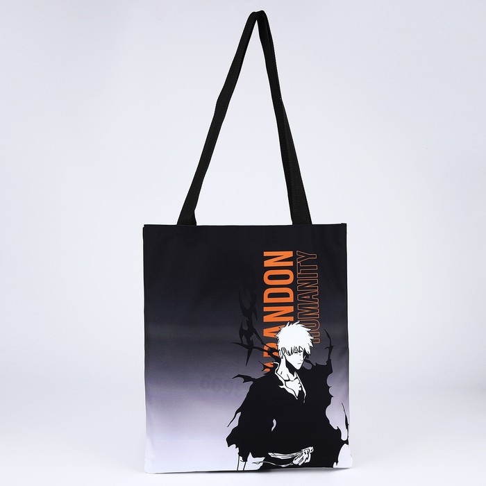 Шопер «Ичиго», 35х0.5х40 см, отдел без молнии, без подклада, чёрный Шопер «Ичиго», 35х0.5х40 см, отдел без молнии, без подклада, чёрный