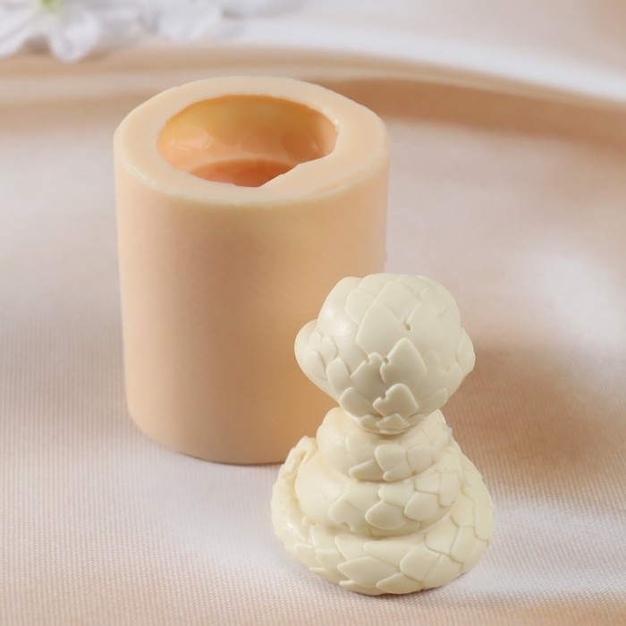 Молд силиконовый Молд силиконовый "Змея №8" 6,5х5х5,5 см