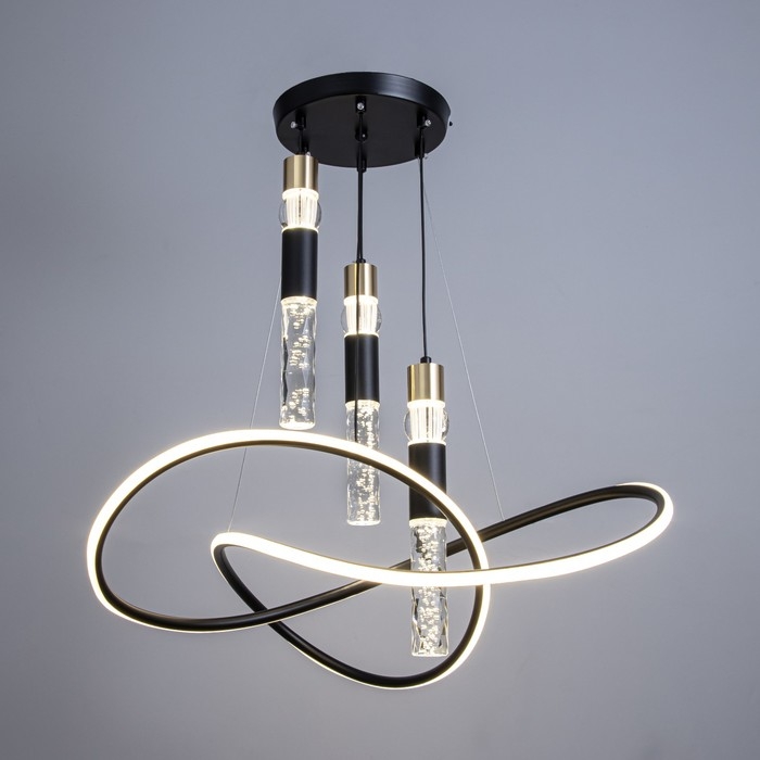 Светильник с ПДУ Светильник с ПДУ "Асанти" LED 110Вт 3000-6000К черный 53х53х100 см