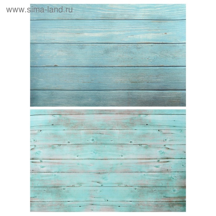 Фотофон двусторонний бумага 300 гр Фотофон двусторонний бумага 300 гр "Голубые доски" 57х87 см