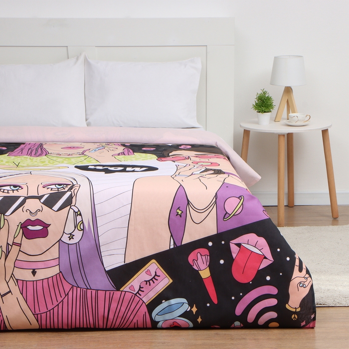 Пододеяльник Пододеяльник "Этель" Beautiful girl, 143*215 см, 100% хлопок, бязь