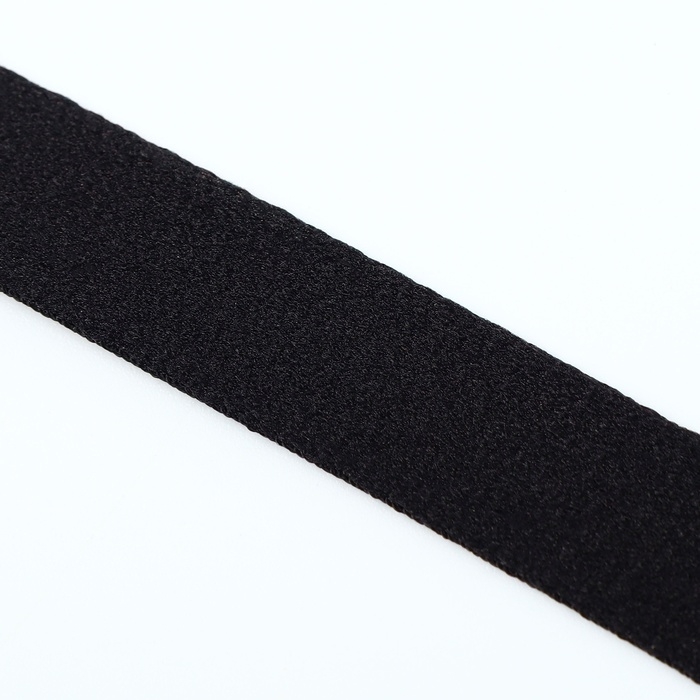 Лента тоннельная, двухстрочная, 10 мм, 50 ± 1 м, цвет чёрный