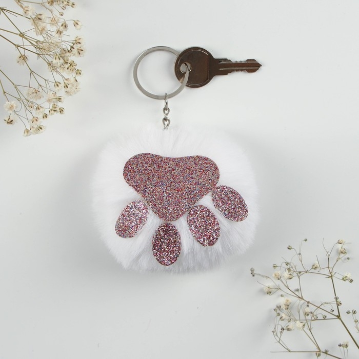 Брелок для ключей пушистик, детский &laquo;Пушистого настроения&raquo;, 9 х 10 см