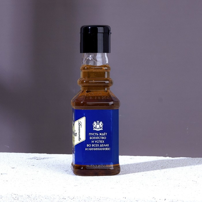 Гель для душа во флаконе виски «Богатства!», 100 мл, аромат пряного виски, Новый Год