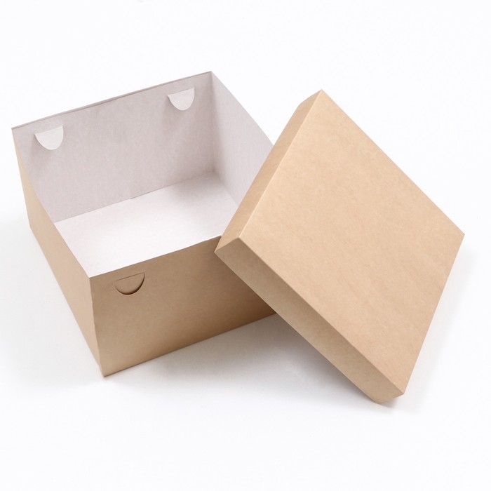 Коробка складная, крышка-дно, крафт, 30 х 30 х 20 см Коробка складная, крышка-дно, крафт, 30 х 30 х 20 см