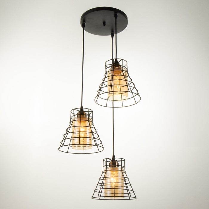 Светильник BayerLux Светильник BayerLux "Румпи" 3хЕ27 40Вт чёрный