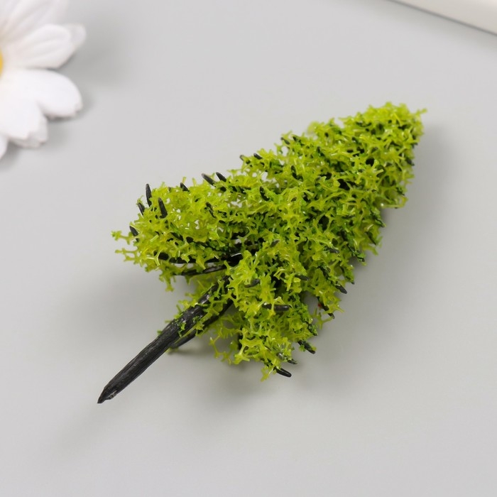 Искусственное растение для творчества пластик  Искусственное растение для творчества пластик "Ель" светло-зелёная 10 см