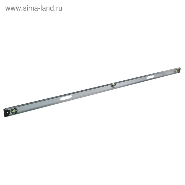 Уровень алюминиевый ТУНДРА  Уровень алюминиевый ТУНДРА "Рельс", 3 глазка (1 поворотный), 2000 мм