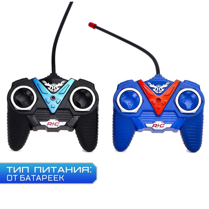 Набор машин радиоуправляемых «Полицейская погоня», 2 шт., 1:24, работают от батареек Набор машин радиоуправляемых «Полицейская погоня», 2 шт., 1:24, работают от батареек