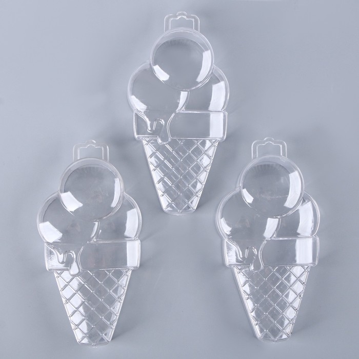 Основа для творчества и декорирования «Рожок мороженое», набор 3 шт., размер 1 шт. — 14 × 7 × 3,5 см Основа для творчества и декорирования «Рожок мороженое», набор 3 шт., размер 1 шт. — 14 × 7 × 3,5 см