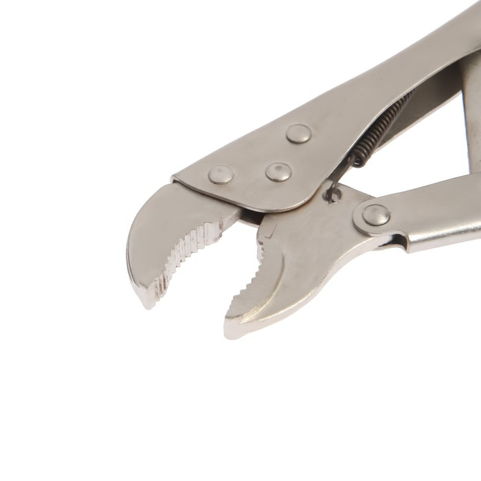 Зажим ручной ТУНДРА, полукруглый захват, с фиксатором, 250 мм Зажим ручной ТУНДРА, полукруглый захват, с фиксатором, 250 мм