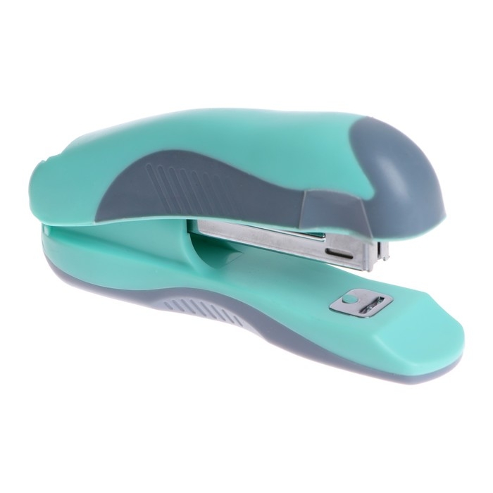 Степлер №10, на 12 листов, deVENTE Pastel, пластиковый, МИКС х 4 цвета, картонная коробка