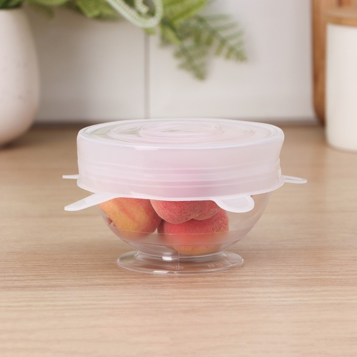 Набор крышек силиконовых Доляна «Черепашка», 6 шт, d=19,2 см, d=15,7 см, d=14 см, d=11,2 см, d=9,2 см, d=6,2 см Набор крышек силиконовых Доляна «Черепашка», 6 шт, d=19,2 см, d=15,7 см, d=14 см, d=11,2 см, d=9,2 см, d=6,2 см