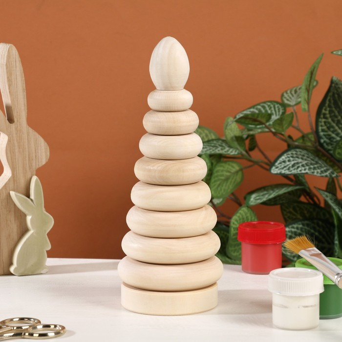 Заготовка для творчества Пирамидка, 18 х d7см Заготовка для творчества Пирамидка, 18 х d7см