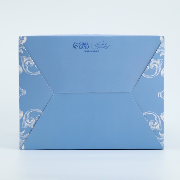 Коробка подарочная новогодняя складная с 3D эффектом «С Новым годом», 18 х 14 х 23 см, Новый год Коробка подарочная новогодняя складная с 3D эффектом «С Новым годом», 18 х 14 х 23 см, Новый год