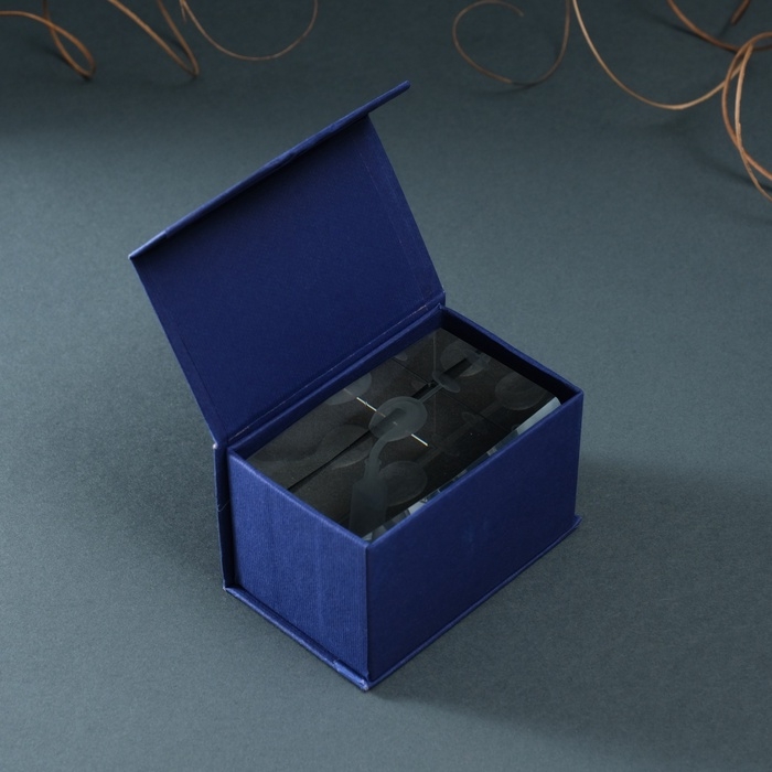 Сувенир стекло прямоугольник Сувенир стекло прямоугольник "Бокал и вино" 5х5х8 см