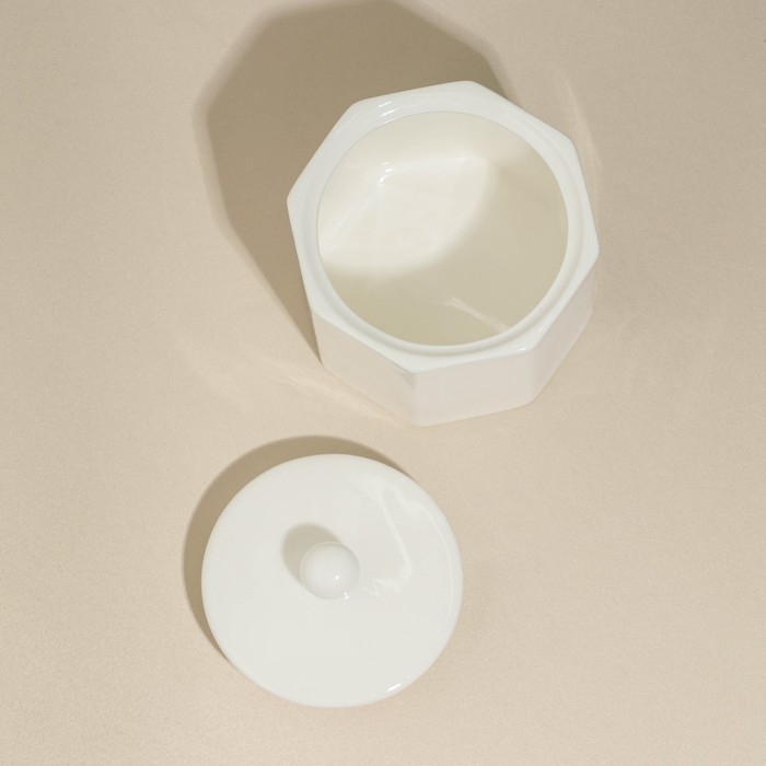 Сахарница фарфоровая Sola, 300 мл, белая Сахарница фарфоровая Sola, 300 мл, белая