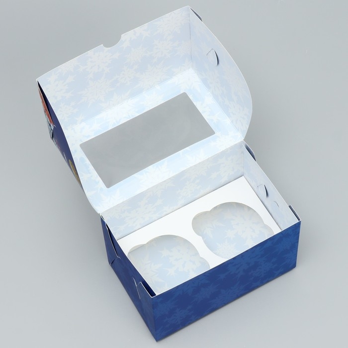 Коробка складная с двусторонним нанесением «С Новым годом» 16 х 10 х 10 см, Новый год Коробка складная с двусторонним нанесением «С Новым годом» 16 х 10 х 10 см, Новый год