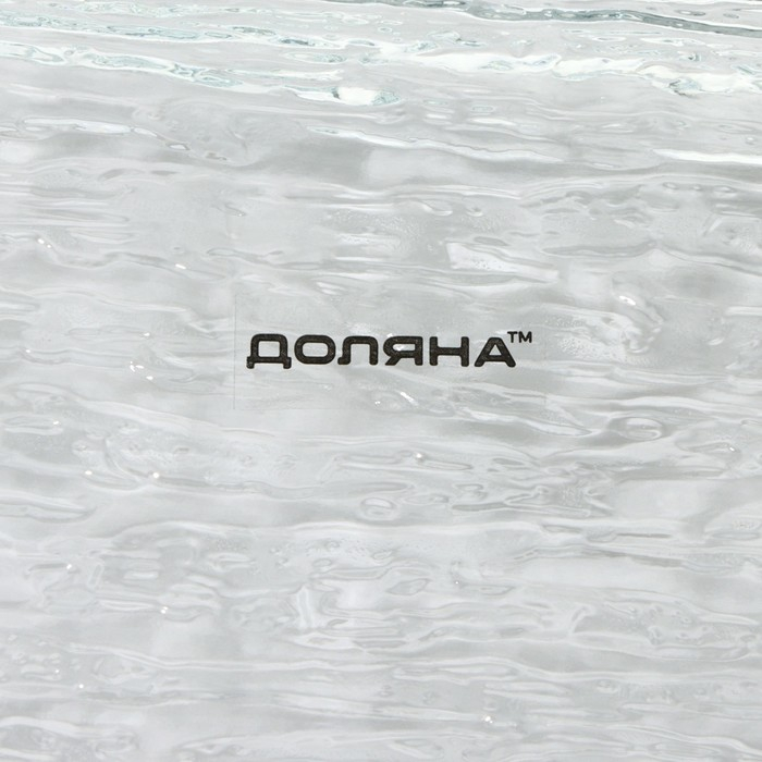 Блюдо стеклянное сервировочное «Текстура», 25,5×12,5 см, прямоугольное Блюдо стеклянное сервировочное «Текстура», 25,5×12,5 см, прямоугольное