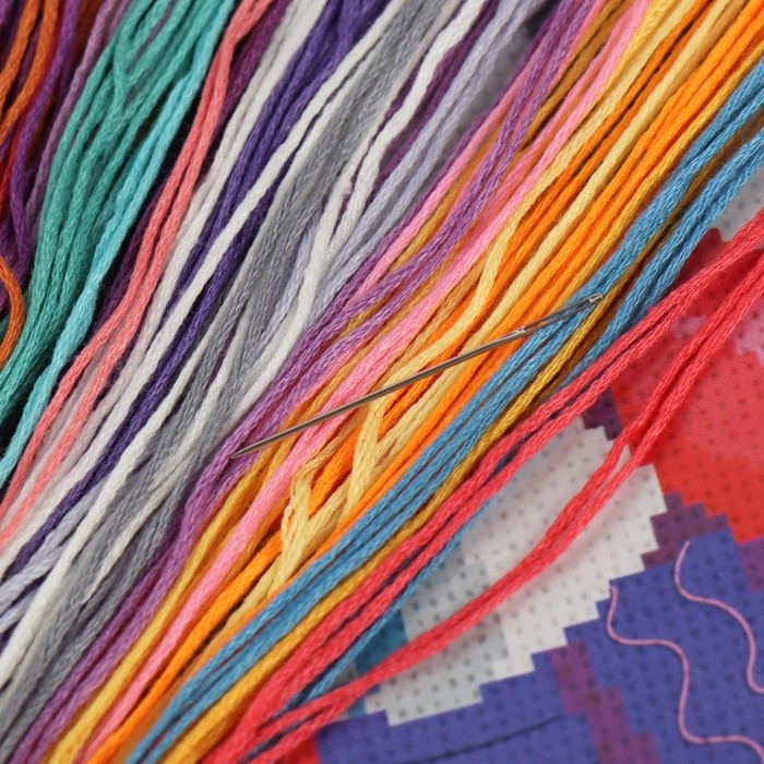 Вышивка крестиком «Иллюзорный кот», набор для творчестваа, набор для творчества, 25 х 25 см Вышивка крестиком «Иллюзорный кот», набор для творчестваа, набор для творчества, 25 х 25 см