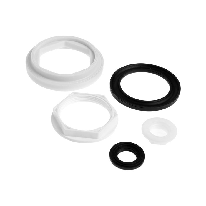 Арматура для смывных бачков  Арматура для смывных бачков "АНИ Пласт" WC6550 Эконом, с нижней подводкой 1/2", белая кнопка