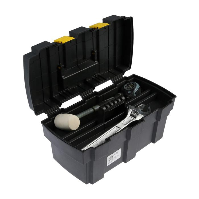 Ящик для инструмента ТУНДРА, 16 Ящик для инструмента ТУНДРА, 16", 420 х 225 х 200 мм, пластиковый, подвижный лоток